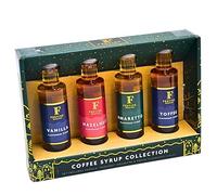 Coffee Gift Set | Coffee Syrup Gift Set | 4 X 85ml Assorted Flavour Syrup For Coffee Including Vanilla Syrup, Caramel Coffee Syrup, Hazelnut flavour, Irish Cream - Gift Set For Him Her