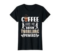 Coffee Gives Me Baton Twirling Powers T-Shirt