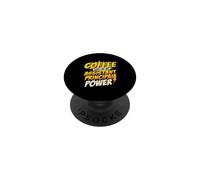 Coffee Gives Me My Assistant Principal Power PopSockets Adhesive PopGrip