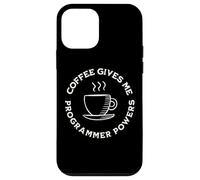 Coffee Gives Me Programmer Powers funny computer programmer Case for iPhone 12 mini