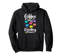 Coffee Gives Me Puzzle Lover Pullover Hoodie