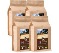 Coffee Globetrotter - Guatemala SHB EP Finca El Catuai - Organic - 4 x 1000 g Fine Ground - for Bean- to- Cup Machine, Coffee Grinder - Roasted Coffee from Organic Farming