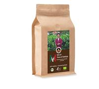 Coffee Globetrotter - Mexico Finca El Flamingo - Organic - 1000 g Coarsely Ground - for Stamp-Can French-Press Coffee Maker - Premium Coffee - Roasted Coffee from Organic Farming
