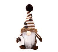 Coffee Gnome Plush Home Decor,2PCS Handmade Plush Christmas Gnomes,Scandinavian Tradition with Festive for Home Decoration (A)
