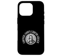 Coffee: God's Liquid Grace Coffee Church Saying Case for iPhone 16 Pro