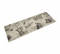 (coffee grey, 60 x 180 cm) vidaXL Kitchen Rug Anti Fatigue Mat Runner Rug Washable Floor Carpet Velvet