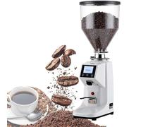 Coffee Grinder 250W, Professional-Grade Precision with 60mm Flat Burrs, Touchscreen Control, 19 Grind Settings, Dual-Use for Home or Commercial - 1500ml