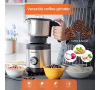 Coffee Grinder 450W Electric Wet & Dry Grinder Beans Nuts Spice Grinding Mill -N
