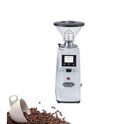 Coffee Grinder, 60mm Stainless Steel Burr, 19 Adjustable Levels, Touch Timer Display, Low-Temperature Grinding for Perfect Espresso, 250g Capacity
