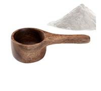 Coffee Ground Scoop,Wooden 42ml Powder Tablespoon | Tea Brewing Tablespoon,for Bean Bar Sugar Protein Powder Cafe Kitchen Flour Salt Home Tea