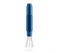 Coffee Ground Stirrer for Espresso, Adjustable Telescopic Distribution Tool with Needle for Even Coffee Bed, Italian Coffee Making Accessory to Break Clumps and Improve Extraction(sea blue)