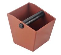 Coffee Grounds Bin - Espressso Knock Box, Bariista Waste Container | Non-Slip Dump Station, Coffee Waste Bin, Heavy Duty Ground Collector with Base for Machine Cleaning Woorkspace Routine