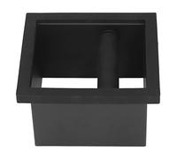 Coffee Grounds Box,Stainless Steel Coffee Knock Box Grounds Disposal Bin Bottomless Embedded Flat Mouth Compact Design for Home Cafe Restaurant Bar,7.2 x 6.69 x 4.33in