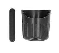 Coffee Grounds Bucket Coffee Knock Box Coffee Dump Bin Portable Sturdy ABS Skid Rubber Mat Compact Ergonomic Design for Home Cafe Bar 122x120x120mm