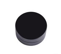 Coffee Grounds Leveler Stainless Steel Self-Gravity Design | for heavy-duty stainless steel, aluminum alloy base, rust resistant, long-lasting performance, sleek silver (Black 53mm)