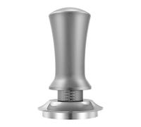 Coffee Hand Tamper | 53mm Adjustable Depth Coffee Press Tool with Scale Mark - Manual Brewing Tool for Professionals Shop Home Preparation