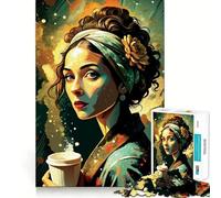 Coffee Harmony 1000 Piece Puzzle For Teenagers Brain Think Clear Hue Real Challenge Home Display (50x75cm)