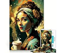 Coffee Harmony Jigsaw for Teenagers1000 Pieces Think Sharper Stress Free Home Fun Christmas Idea (38x26cm)