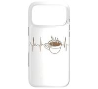 Coffee Heart Palpitations Coffee Heart Line Case for iPhone 17 Pro Max