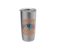 Coffee Helps Hit High Notes Music Instrument Singer Musician Stainless Steel Insulated Tumbler