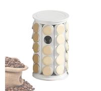 Coffee Holder, Large Capacity Beverage Carousel, Kitchen Counter Organizer Rotating Coffee Bag Holder for Home Daily Use Breakroom Hotel Restaurant Dining Room Apartment Dorm Work