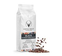 Coffee Holic Black Russian Dark Roast Coffee Beans - Very Strong Dark Coffee - Intense Espresso Roast - Black Russian Style Coffee Flavour - Bold & Powerful Coffee Beans - 1000g (1kg)