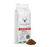 Coffee Holic - Brazilian Ground Coffee - 1Kg - (Arabica) - Dark Roast - Rich Flavoured - Made From Brazil Coffee Beans