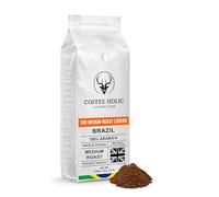 Coffee Holic - Brazilian Ground Coffee - 1Kg - (Arabica) - Medium Roast - Rich Flavoured - Made From Brazil Coffee Beans