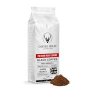 Coffee Holic - Ethiopian Ground Coffee - 1Kg - (Black Arabica) - Dark Roast - Rich Flavoured - Made From Ethiopian Coffee Beans