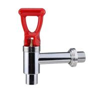Coffee Hot Beverage Faucet, Hot Water Tap, Rust-Resistant Kitchen Faucet, Water Dispenser for Coffee, Jug, Juice, Red 9.8cmx2cm