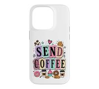 Coffee Humor Scrapbook or Ransom Style Introverts Cafe Case for iPhone 14 Pro