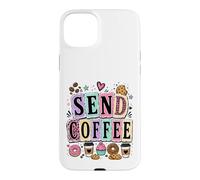 Coffee Humor Scrapbook or Ransom Style Introverts Cafe Case for iPhone 15 Plus
