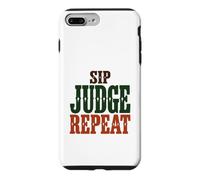 Coffee Humor Sip judge Repeat Sarcastic Caffeine Saying Case for iPhone 7 Plus/8 Plus
