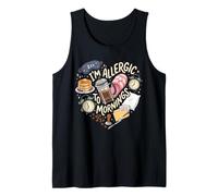 Coffee I'm Allergic to Mornings Tank Top