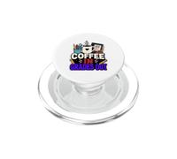 Coffee In Grades Out Teacher Funny Grading Graphic PopSockets PopGrip for MagSafe