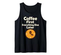 Coffee is My Copilot Espresso Burnout Humor Tank Top