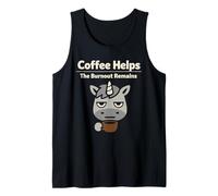 Coffee is My Copilot Espresso Burnout Humor Tank Top