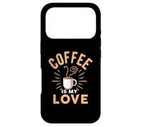 Coffee Is My Love Cafeine Baristas Funny Coffee Lover Case for iPhone 17 Pro