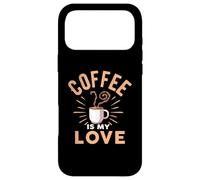 Coffee Is My Love Cafeine Baristas Funny Coffee Lover Case for iPhone 17 Pro Max