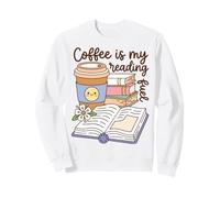 Coffee Is My Reading Fuel Book Lover Bookworm Reader Sweatshirt