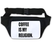 Coffee is My Religion Waist Bag Fanny Pack White