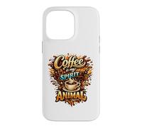 COFFEE IS MY SPIRIT ANIMAL. FUNNY DESIGN YET VERY TRUE Case for iPhone 14 Pro Max