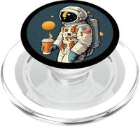 Coffee is OUT OF THIS UNIVERSE astronaut space UFO planets PopSockets PopGrip for MagSafe