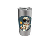 Coffee is Out of This Universe Astronaut Space UFO Planets Stainless Steel Insulated Tumbler