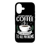 Coffee is the Solution To All Problems Barista Caffeine Case for iPhone 17