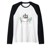 Coffee is the Solution to All Problems Barista Caffeine Raglan Baseball Tee