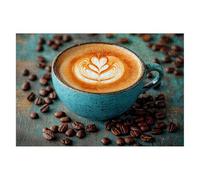 Coffee Jigsaw Puzzles for Adults 1000 Piece Jigsaw Puzzles for Adults Cup 75x50cm, Classic Educational Games Decompression, Challenging Game for Families Beautiful Home Decor Gifts for Men Women K-26