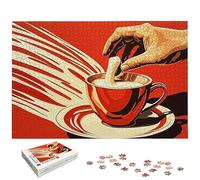 Coffee Jigsaw Puzzles for Adults 4000, 4000 Piece Jigsaw Puzzles for Adults, Retro Jigsaws Puzzle with Exquisite Packaging Box, Impossible Puzzle for Home Decor, Gifts for Women, Gifts for Men, -5975