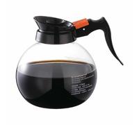 Coffee Jug in Black Made of Glass Fits Buffalo Commercial Coffee Machine 1.8 Ltr