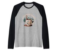 Coffee Keeps Me Grounded Morning Necessities Caffeine |- Raglan Baseball Tee